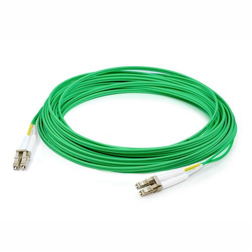 Picture for category 4m LC (Male) to LC (Male) Green OM1 Duplex Fiber OFNR (Riser-Rated) Patch Cable
