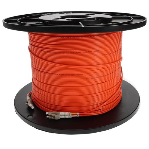 Picture for category 60m LC (Male) to LC (Male) Orange OM2 Duplex Fiber OFNR (Riser-Rated) Patch Cable