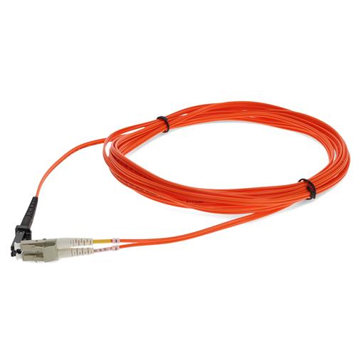 Picture for category 3m LC (Male) to MT-RJ (Female) OM1 Straight Orange Duplex Fiber OFNR (Riser-Rated) Patch Cable