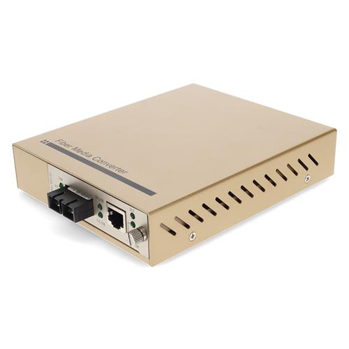 Picture of 10/100/1000Base-TX(RJ-45) to 1000Base-SX(SC) MMF 850nm 550m Managed Media Converter