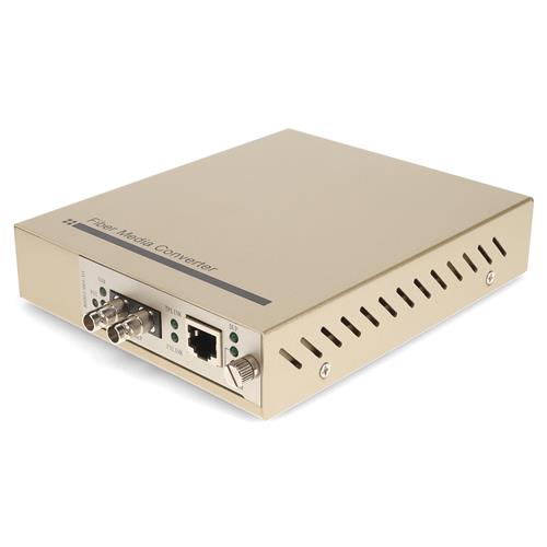 Picture of 10/100/1000Base-TX(RJ-45) to 1000Base-SX(ST) MMF 850nm 550m Managed Media Converter