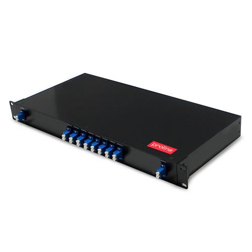 Picture of 8-Channel OAD Mux 1U 19inch Rack Mount w/LC Connectors