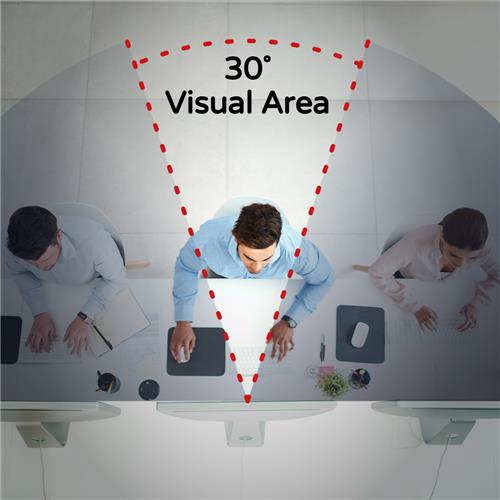 Picture of 27" Anti-Blue Light Privacy Screen with Adhesive Tabs - 16:9 Ratio