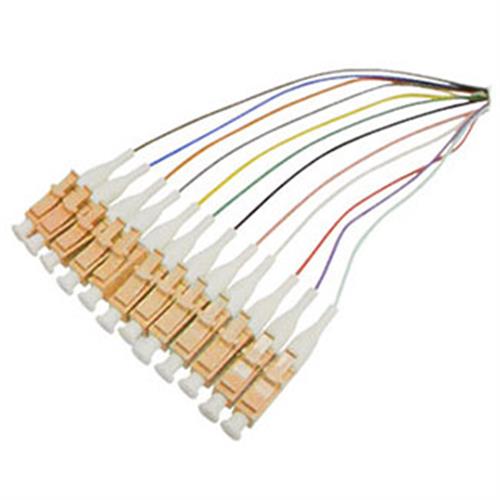 Picture for category 1m Splice to SC (Female) 12-Strand MulticoloRed OM1 Fiber Pigtail Cable