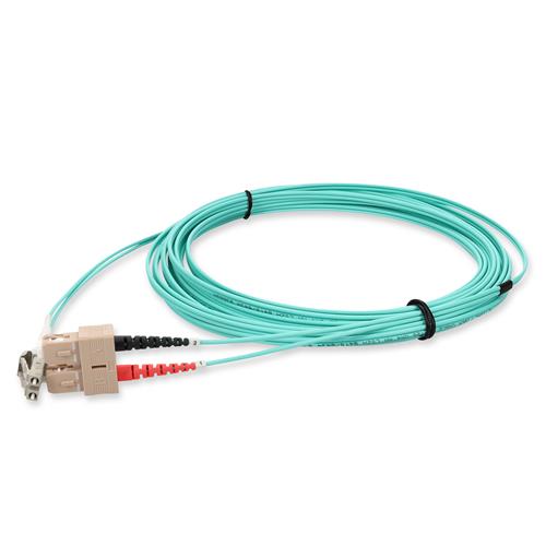 Picture for category 1m LC (Male) to SC (Male) OM2 Straight Orange Duplex Fiber OFNR (Riser-Rated) Patch Cable