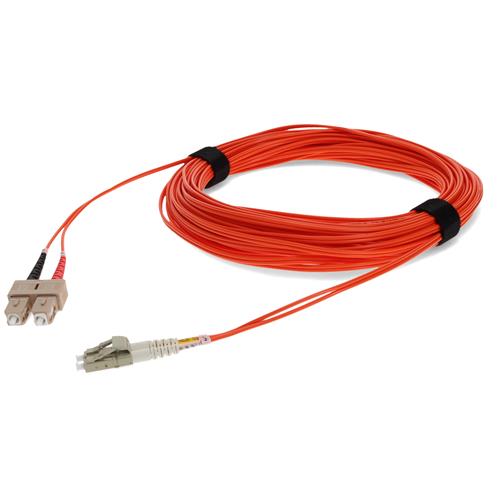 Picture for category 35m LC (Male) to SC (Male) OM1 Straight Orange Duplex Fiber Patch Cable