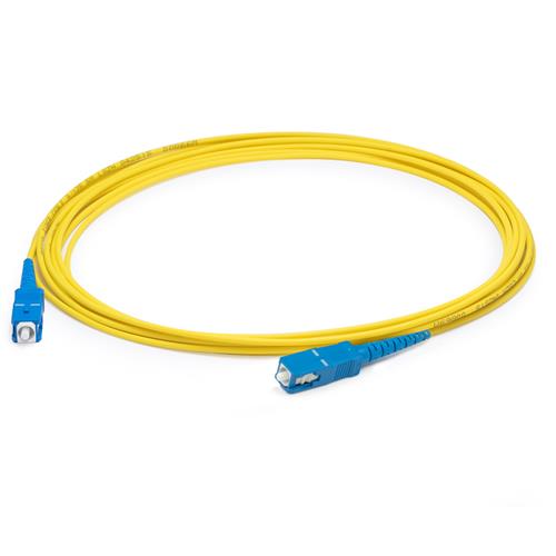 Picture for category 14m SC (Male) to SC (Male) OS2 Straight Yellow Simplex Fiber OFNR (Riser-Rated) Patch Cable