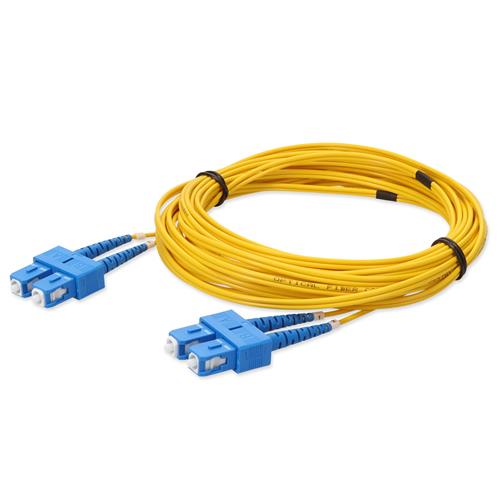 Picture for category 1m SC (Male) to SC (Male) OS2 Straight Yellow Duplex Fiber Plenum Patch Cable
