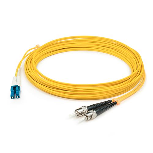 Picture of 36m LC (Male) to ST (Male) OS2 Straight Yellow Duplex Fiber LSZH Patch Cable