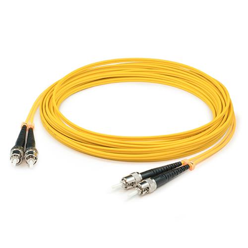 Picture of 38m ST (Male) to ST (Male) OS2 Straight Yellow Duplex Fiber LSZH Patch Cable