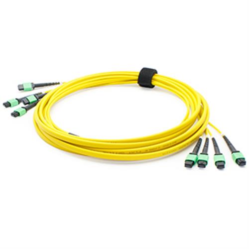 Picture for category 20m MPO (Female) to MPO (Female) 48-Strand Yellow OS2 Straight OFNR (Riser-Rated) Fiber Trunk Cable