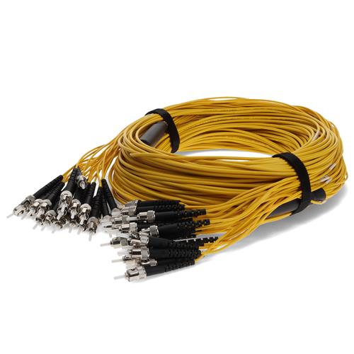 Picture for category 69m 24xST (Male) to 24xST (Male) OS1 OFNP (Plenum-Rated) Fiber Trunk Cable with Pulling Eye