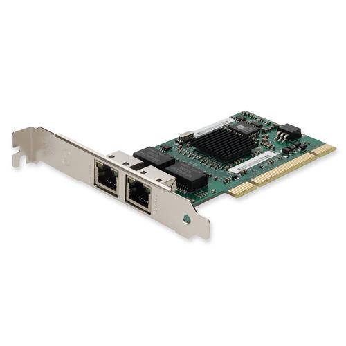 Picture for category Intel® PWLA8492MT Compatible 10/100/1000Mbs Dual RJ-45 Port 100m Copper PCI Network Interface Card