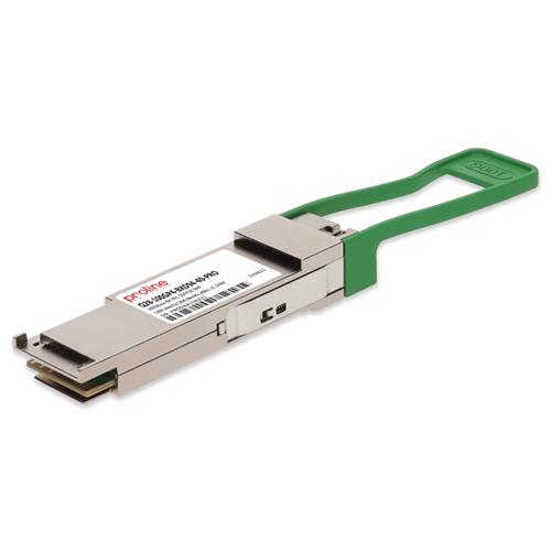 Picture of MSA and TAA Compliant 100GBase-BX ER1 PAM4 QSFP28 Single Lambda Transceiver (SMF, 1309.14nmTx/1304.58nmRx, 40km, DOM, 0 to 70C, LC)