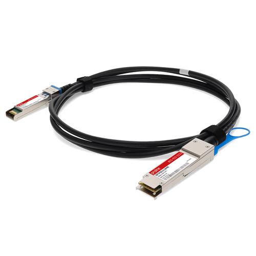 Picture for category Cisco® Compatible TAA 10GBase-CU QSFP+ to SFP+ Direct Attach Cable (Passive Twinax, 1.5m, 30AWG)