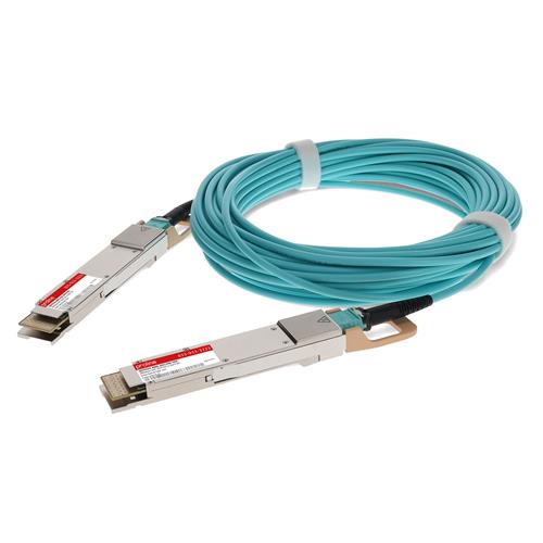 Picture for category MSA and TAA 400GBase-AOC QSFP-DD to QSFP-DD Active Optical Cable (850nm, MMF, 10m)