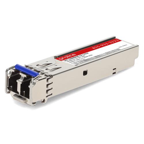 Picture for category MSA and TAA Compliant 1000Base-LX SFP Transceiver (SMF, 1310nm, 10km, LC, DOM, Rugged)