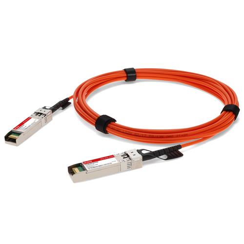 Picture for category MSA and TAA 10GBase-AOC SFP+ to SFP+ Active Optical Cable (850nm, MMF, 3.5m)