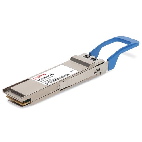 Picture for category Intel® SPTSLP3SLCDF Compatible TAA Compliant 100GBase-FR QSFP28 Transceiver (SMF, 1310nm, 2km, DOM, LC)