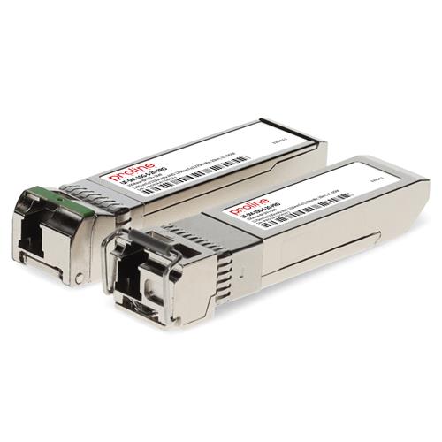 Picture of 10PR Ubiquiti® UF-SM-10G-S-20 Compatible TAA Compliant 10GBase-BX SFP+ Transceiver (SMF, 10km, DOM, 0 to 70C, LC)
