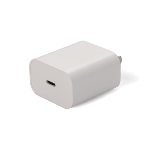 Picture for category NEMA 1-15P Male to 1xUSB 3.1 Type (C) Female 5V at 3A, 9V at 2.22A, or 12V at 1.67A For Use With Standard US AC Wall Plugs White