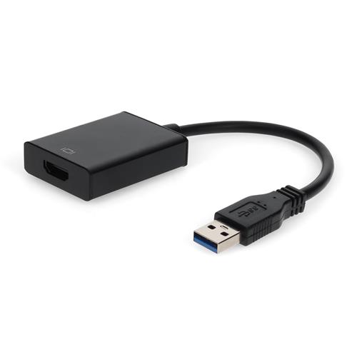 Picture for category USB 3.0 (A) Male to HDMI 1.3 Female Black Adapter Including 1ft Cable