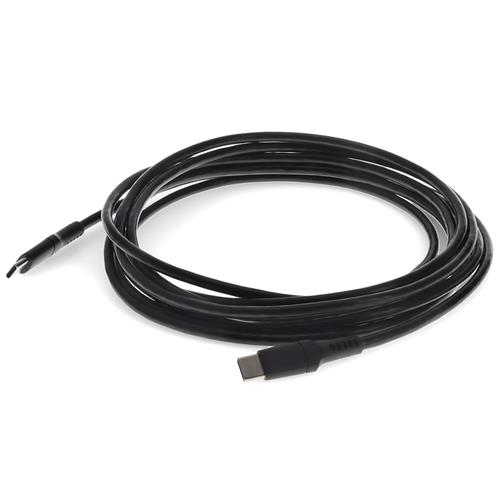 Picture of 1m USB 2.0 (C) Male to Male Black Sync and Charge Cable