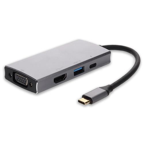 Picture for category 10in USB-C Male to Female Aluminum Hub