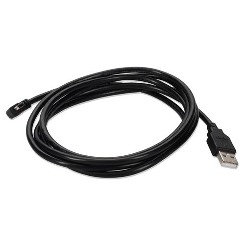 Picture for category 1.83m USB 2.0 (A) Male to USB 2.0 (B) Right-Angle Male Black Cable