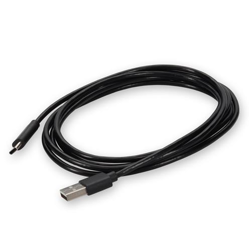 Picture for category 2m USB 2.0 (A) Male to USB 2.0 (C) Male Black Cable