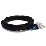 Picture of Huawei® 02310MUK Compatible TAA Compliant 40GBase-CU QSFP+ to 4xSFP+ Direct Attach Cable (Passive Twinax, 1m)
