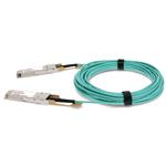 Picture of Huawei® 02311KNQ-3M Compatible TAA Compliant 100GBase-AOC QSFP28 to QSFP28 Active Optical Cable (850nm, MMF, 3m)