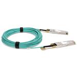Picture of Huawei® 02311KNQ-3M Compatible TAA Compliant 100GBase-AOC QSFP28 to QSFP28 Active Optical Cable (850nm, MMF, 3m)