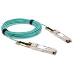 Picture of Huawei® 02311KNQ-5M Compatible TAA Compliant 100GBase-AOC QSFP28 to QSFP28 Active Optical Cable (850nm, MMF, 5m)