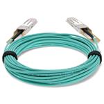 Picture of Brocade® (Formerly) Compatible TAA 100GBase-AOC QSFP28 to QSFP28 Active Optical Cable (850nm, MMF, 6m)