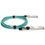Picture of Extreme Networks® Compatible TAA Compliant 40GBase-AOC QSFP+ to QSFP+ Active Optical Cable (850nm, MMF, 7m)