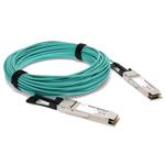 Picture of Extreme Networks® 10316 Compatible TAA Compliant 40GBase-AOC QSFP+ to QSFP+ Active Optical Cable (850nm, MMF, 20m)