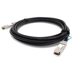 Picture of Extreme Networks® 10323 Compatible TAA Compliant 40GBase-CU QSFP+ to QSFP+ Direct Attach Cable (Passive Twinax, 5m)