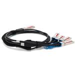 Picture of Extreme Networks® 10447 Compatible TAA 100GBase-CU QSFP28 to 2xQSFP28 Direct Attach Cable (Passive Twinax, 7m)