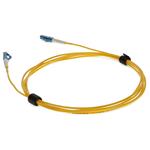 Picture of 2m Cisco® 15454-LC-LC-2= Compatible LC (Male) to LC (Male) OS2 Straight Yellow Simplex Fiber OFNR (Riser-Rated) Patch Cable