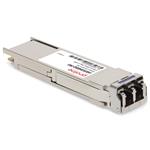 Picture of Alcatel-Lucent Nokia® 1AB392040002 Compatible TAA Compliant 40GBase-LR4 QSFP+ Transceiver (SMF, 1270nm to 1330nm, 10km, DOM, 0 to 70C, LC)