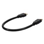 Picture of 1ft Dell® 331-2291 Compatible HDMI 1.3 Male to Male Black Stacking Cable