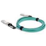 Picture of Brocade® (Formerly) 40G-QSFP-QSFP-AOC-0101 Compatible TAA Compliant 40GBase-AOC QSFP+ to QSFP+ Active Optical Cable (850nm, MMF, 1m)
