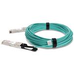 Picture of Brocade® (Formerly) Compatible TAA Compliant 40GBase-AOC QSFP+ to QSFP+ Active Optical Cable (850nm, MMF, 20m)