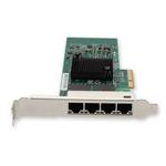 Picture of Dell® 430-4432 Comparable 10/100/1000Mbs Quad RJ-45 Port 100m PCIe 2.0 x4 Network Interface Card