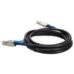 Picture of 1m Dell® Compatible SFF-8644 External Mini-SAS HD Male to Male Black Storage Cable