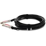 Picture of Dell® 470-ACUI Compatible TAA 200GBase-CU QSFP-DD to QSFP-DD Direct Attach Cable (Passive Twinax, 50cm)