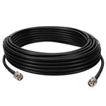 Picture of 50ft Cisco® 4G-CAB-LMR240-50 Compatible TNC (Male) to TNC (Female) Coaxial Straight Black Simplex Copper PVC Patch Cable