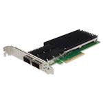 Picture of HP® 649282-B21 Comparable 40Gbs Dual Open QSFP+ Port PCIe 3.0 x8 Network Interface Card