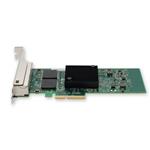 Picture of HP® 665240-B21 Comparable 10/100/1000Mbs Quad RJ-45 Port 100m PCIe 2.0 x4 Network Interface Card
